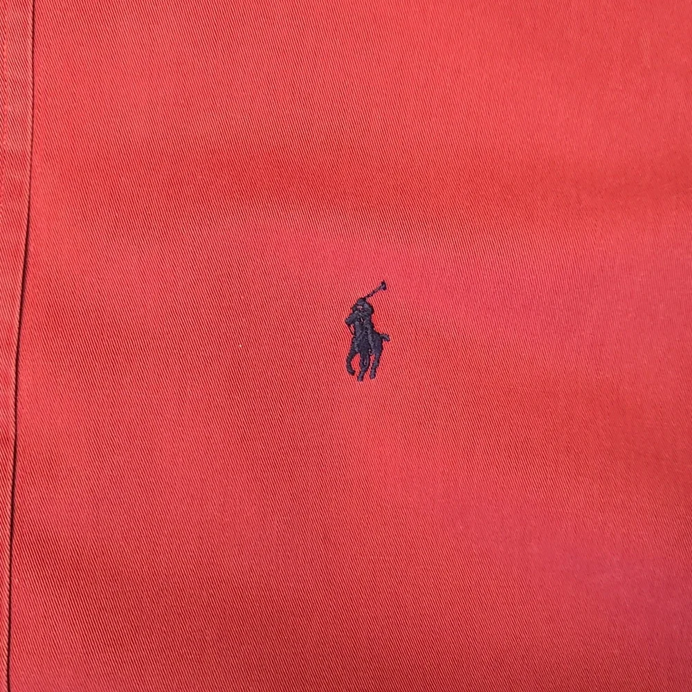 Polo Ralph Lauren Mens Red Button Down‎ Shirt Classic Cotton Large Heritage Prep